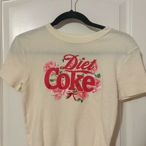 Diet Coke Floral Crop Top